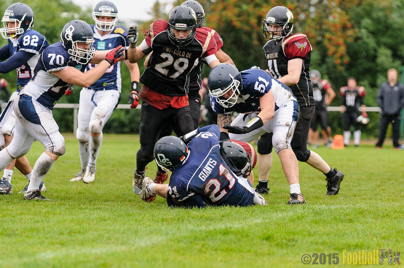 Dortmund Giants vs. Cologne Falcons - 13.09.2015 OL NRW: Dortmund Giants vs. Cologne Falcons (12:44)
