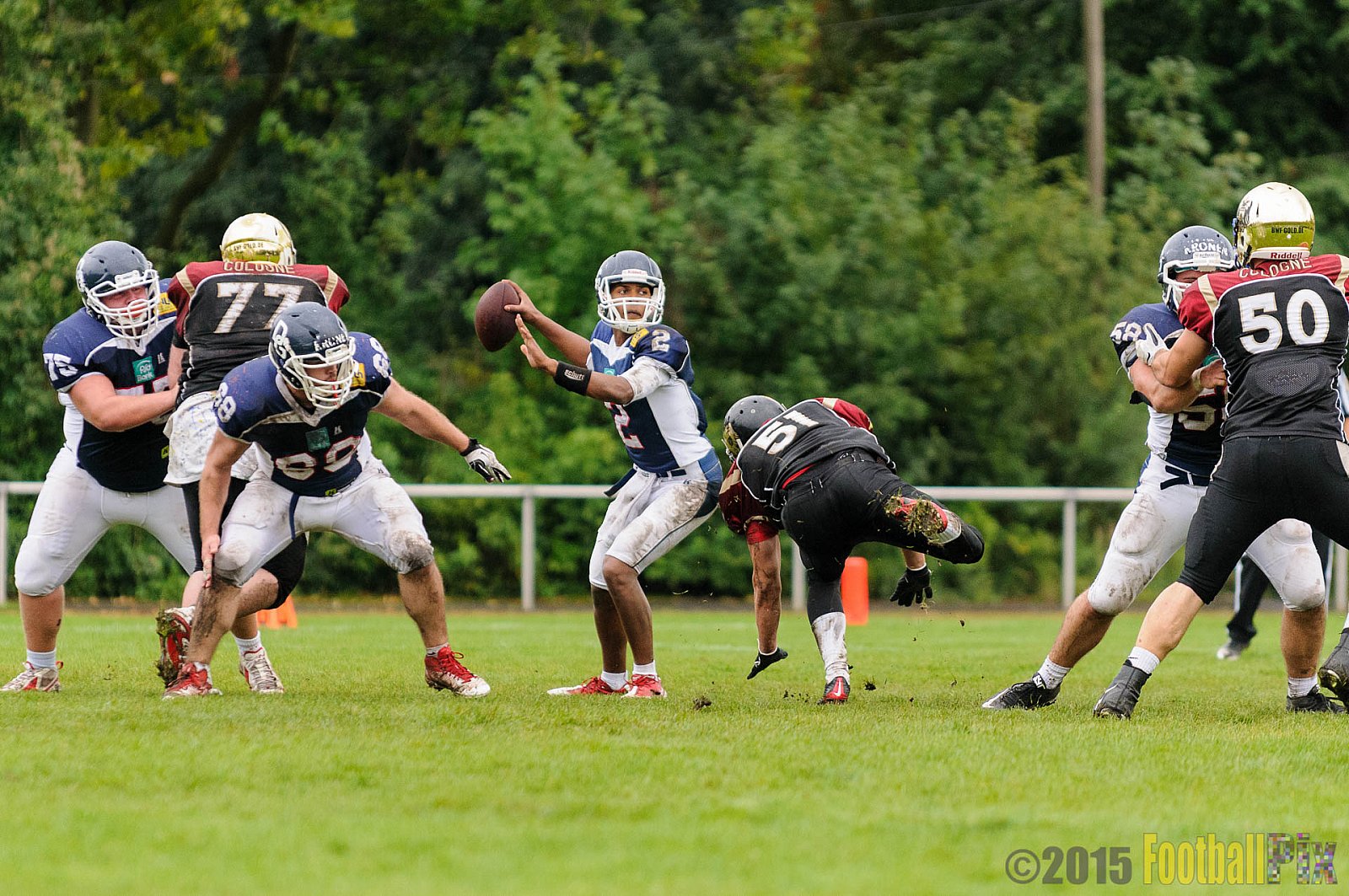 Dortmund Giants vs. Cologne Falcons - 13.09.2015 OL NRW: Dortmund Giants vs. Cologne Falcons (12:44)