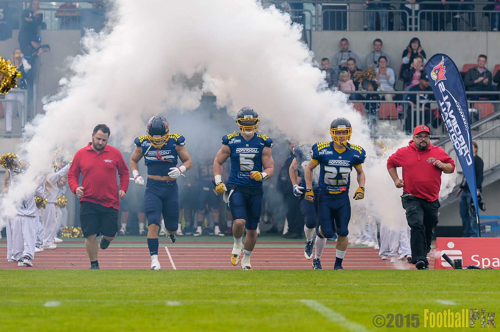 Essen Assindia Cardinals vs. Ritterhude Badgers - 19.09.2015 RL NRW: Essen Assindia Cardinals vs. Ritterhude Badgers (43:0)