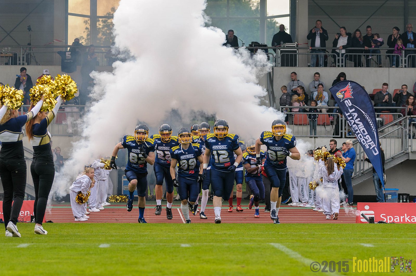 Essen Assindia Cardinals vs. Ritterhude Badgers - 19.09.2015 RL NRW: Essen Assindia Cardinals vs. Ritterhude Badgers (43:0)