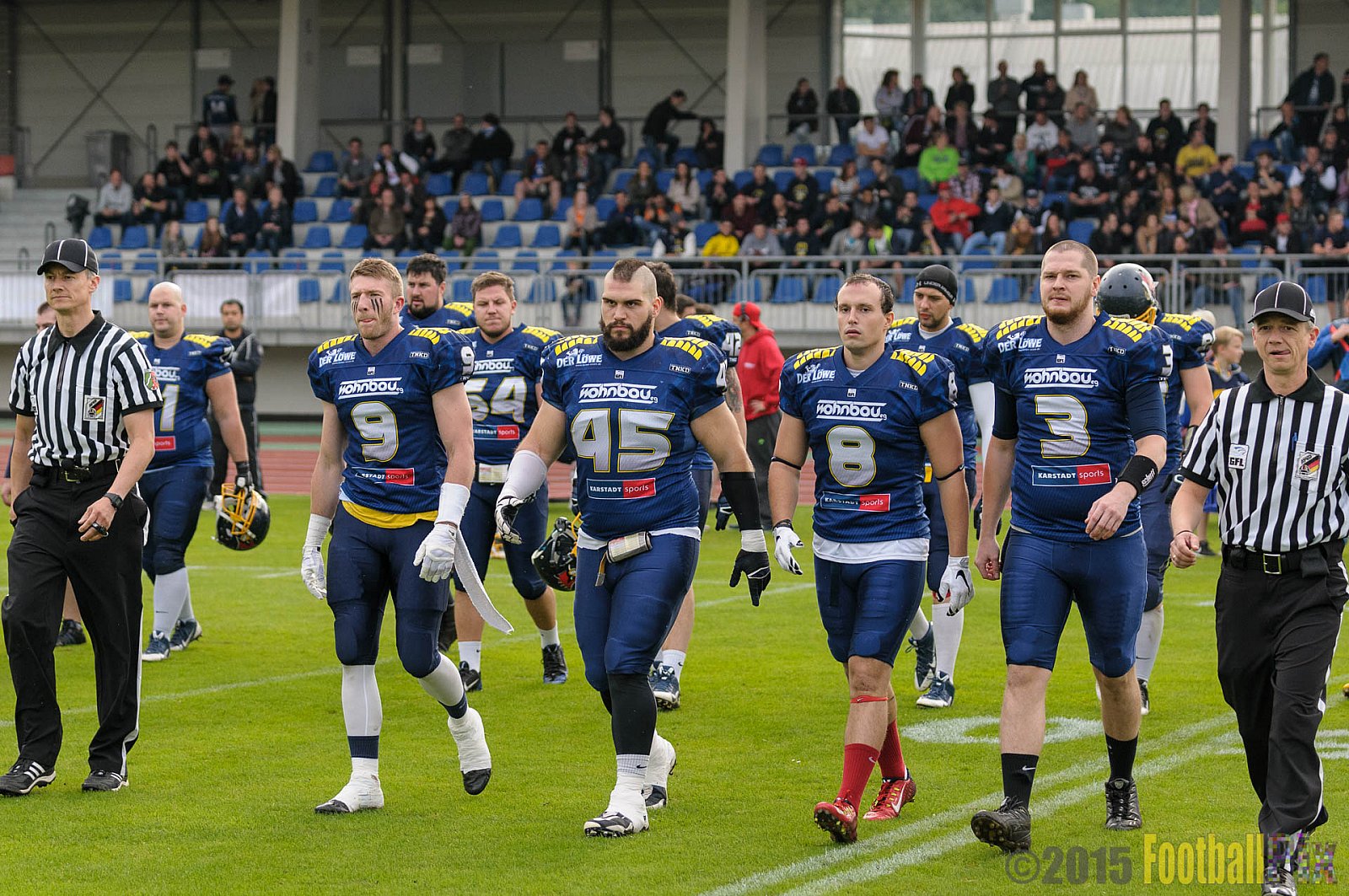 Essen Assindia Cardinals vs. Ritterhude Badgers - 19.09.2015 RL NRW: Essen Assindia Cardinals vs. Ritterhude Badgers (43:0)