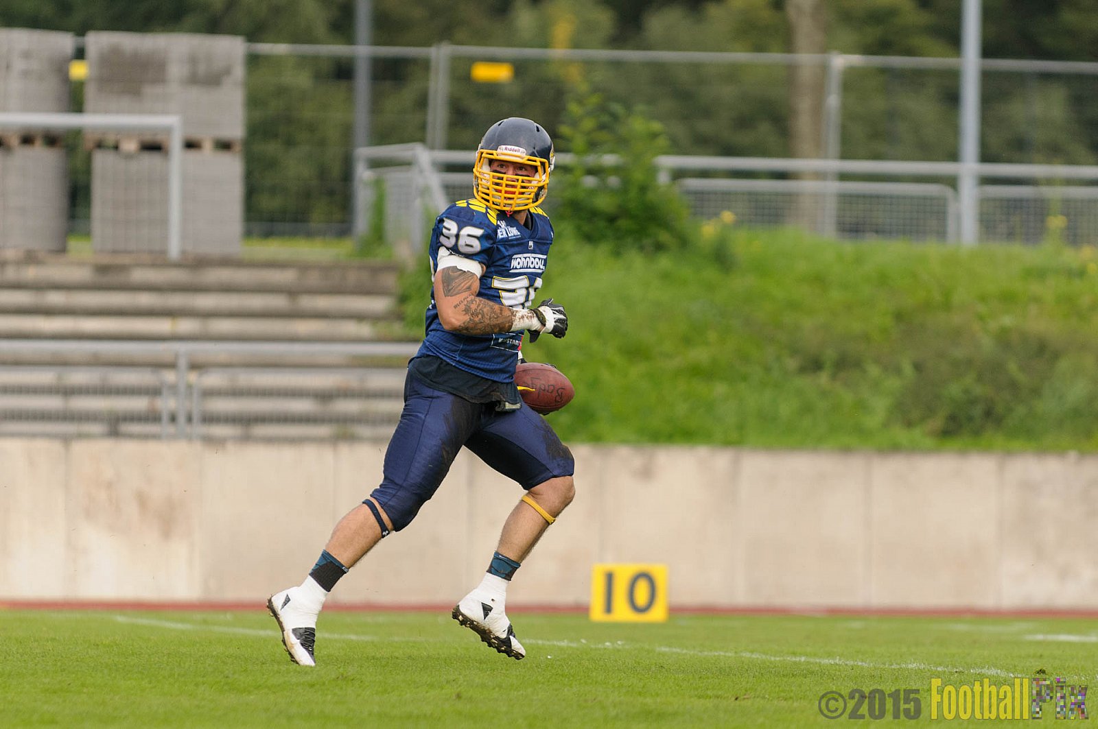 Essen Assindia Cardinals vs. Ritterhude Badgers - 19.09.2015 RL NRW: Essen Assindia Cardinals vs. Ritterhude Badgers (43:0)