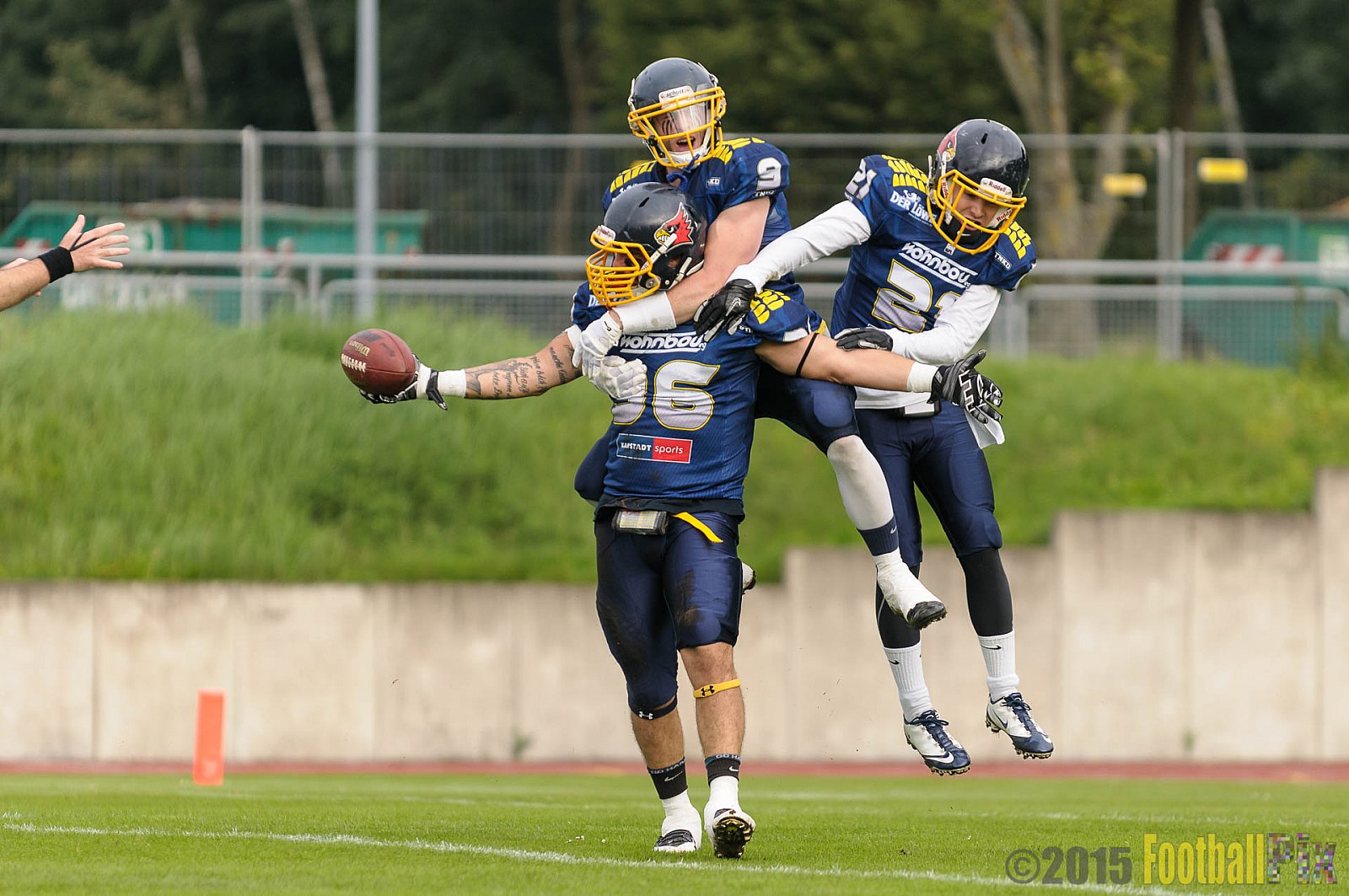 Essen Assindia Cardinals vs. Ritterhude Badgers - 19.09.2015 RL NRW: Essen Assindia Cardinals vs. Ritterhude Badgers (43:0)