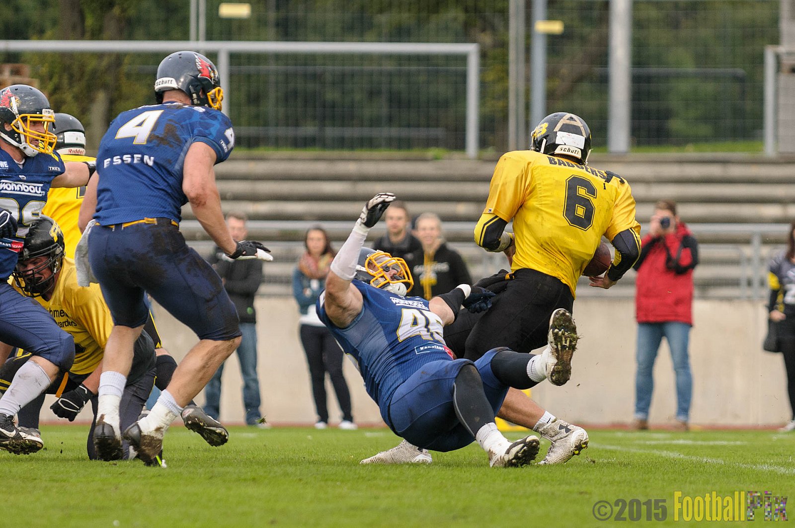 Essen Assindia Cardinals vs. Ritterhude Badgers - 19.09.2015 RL NRW: Essen Assindia Cardinals vs. Ritterhude Badgers (43:0)