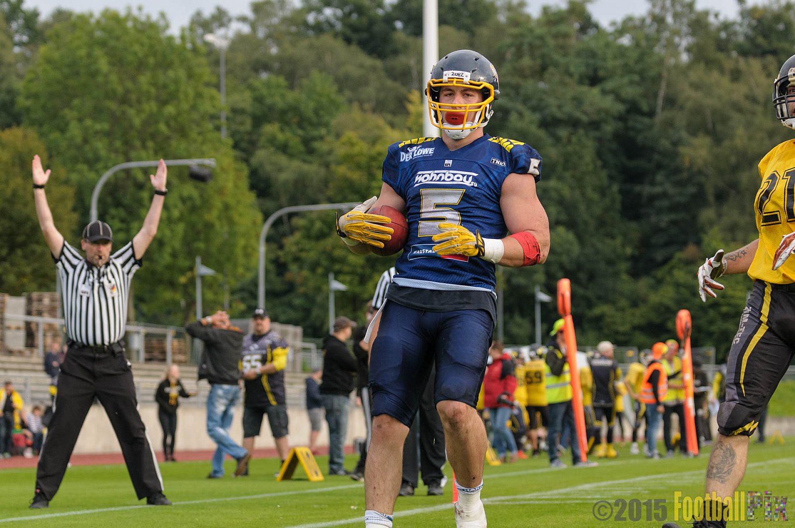 Essen Assindia Cardinals vs. Ritterhude Badgers - 19.09.2015 RL NRW: Essen Assindia Cardinals vs. Ritterhude Badgers (43:0)