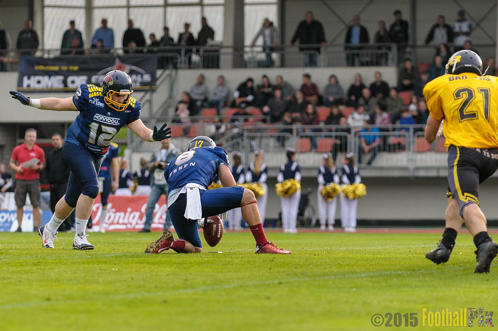 Essen Assindia Cardinals vs. Ritterhude Badgers - 19.09.2015 RL NRW: Essen Assindia Cardinals vs. Ritterhude Badgers (43:0)
