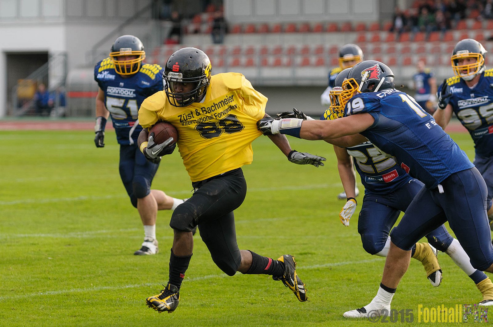 Essen Assindia Cardinals vs. Ritterhude Badgers - 19.09.2015 RL NRW: Essen Assindia Cardinals vs. Ritterhude Badgers (43:0)