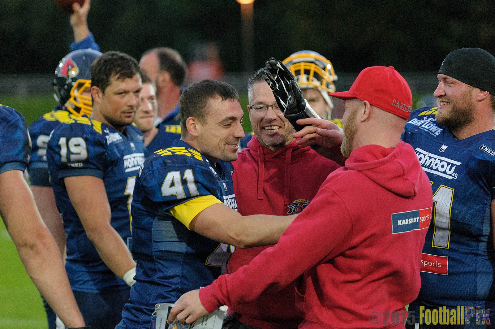 Essen Assindia Cardinals vs. Ritterhude Badgers - 19.09.2015 RL NRW: Essen Assindia Cardinals vs. Ritterhude Badgers (43:0)