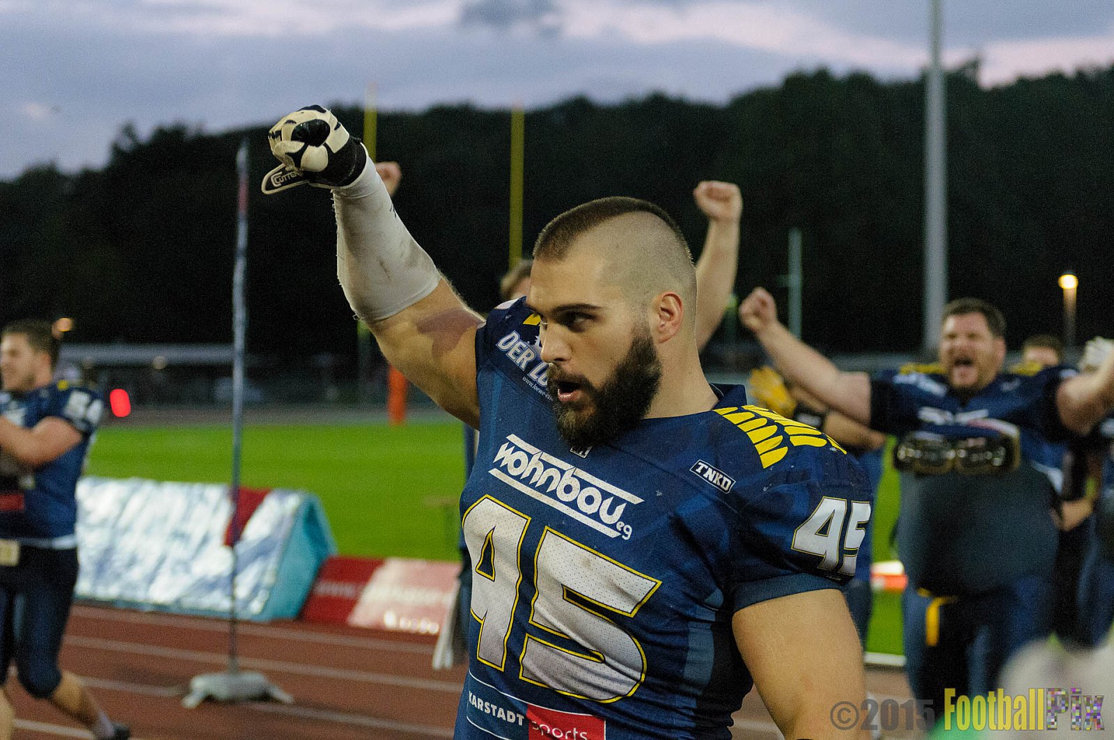 Essen Assindia Cardinals vs. Ritterhude Badgers - 19.09.2015 RL NRW: Essen Assindia Cardinals vs. Ritterhude Badgers (43:0)