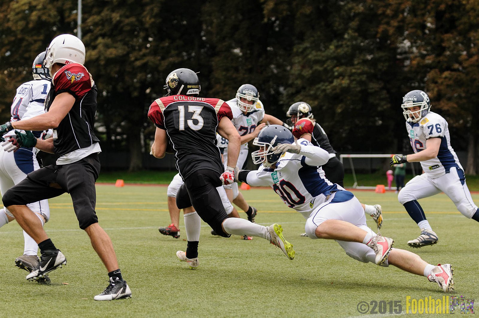 Cologne Falcons vs. Dortmund Giants - 20.09.2015 OL NRW: Cologne Falcons vs. Dortmund Giants (38:16)