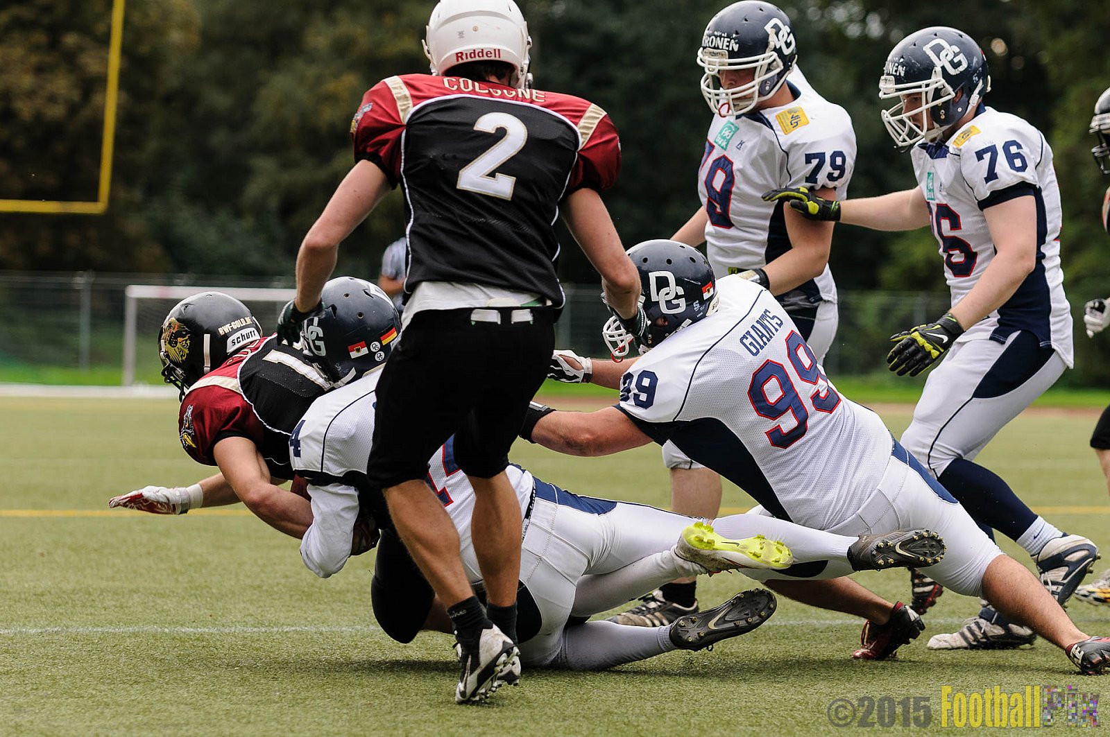 Cologne Falcons vs. Dortmund Giants - 20.09.2015 OL NRW: Cologne Falcons vs. Dortmund Giants (38:16)