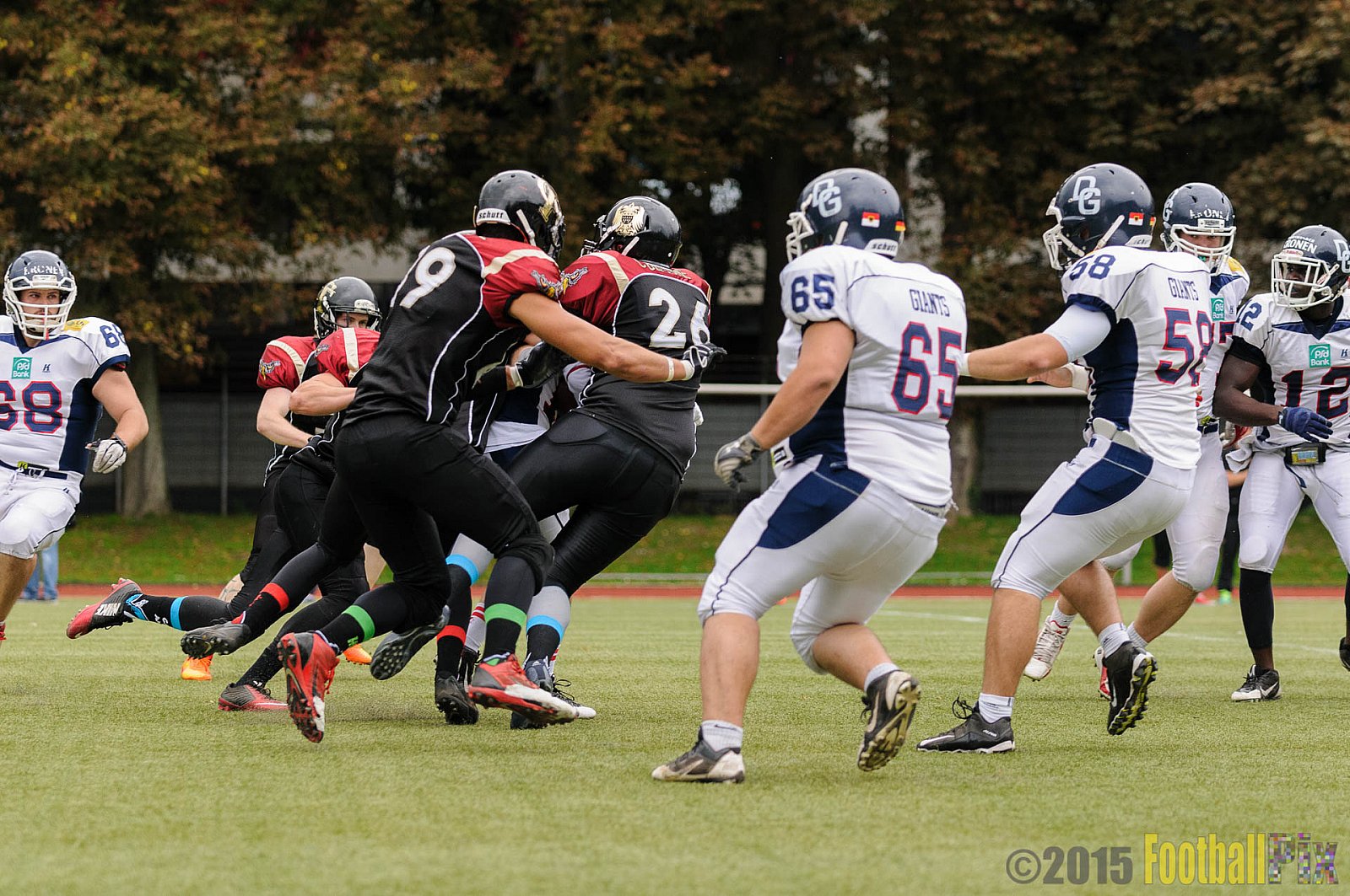 Cologne Falcons vs. Dortmund Giants - 20.09.2015 OL NRW: Cologne Falcons vs. Dortmund Giants (38:16)