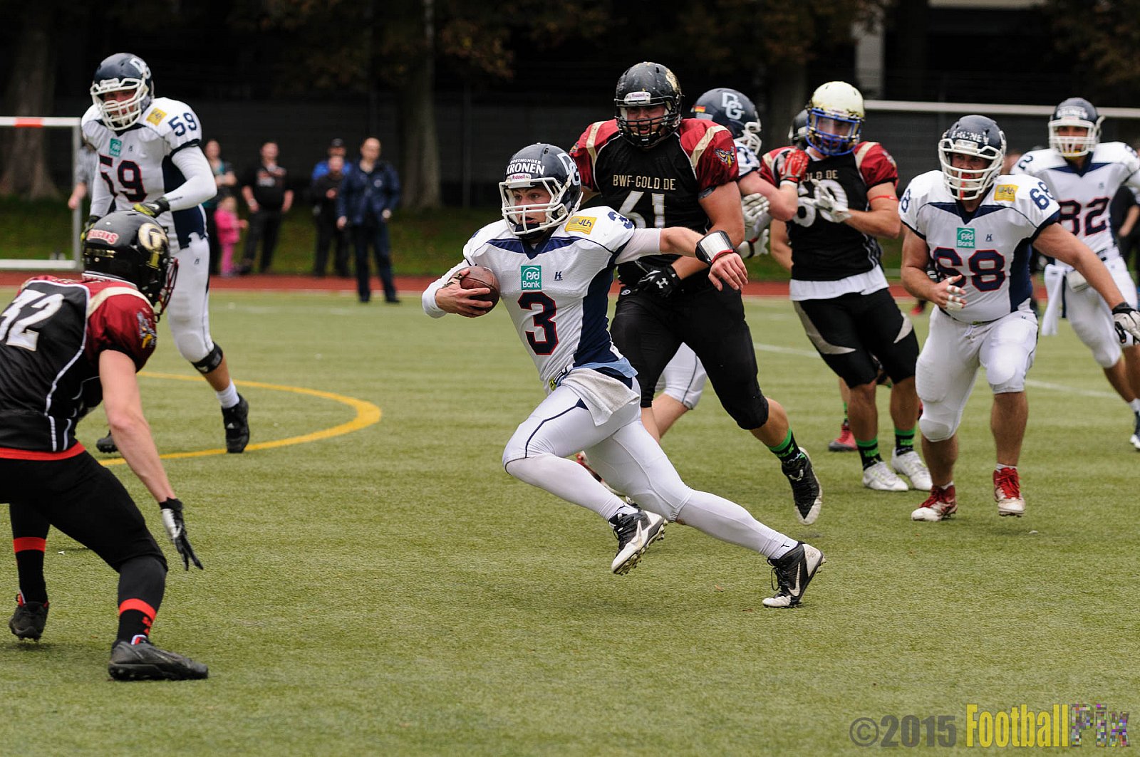 Cologne Falcons vs. Dortmund Giants - 20.09.2015 OL NRW: Cologne Falcons vs. Dortmund Giants (38:16)