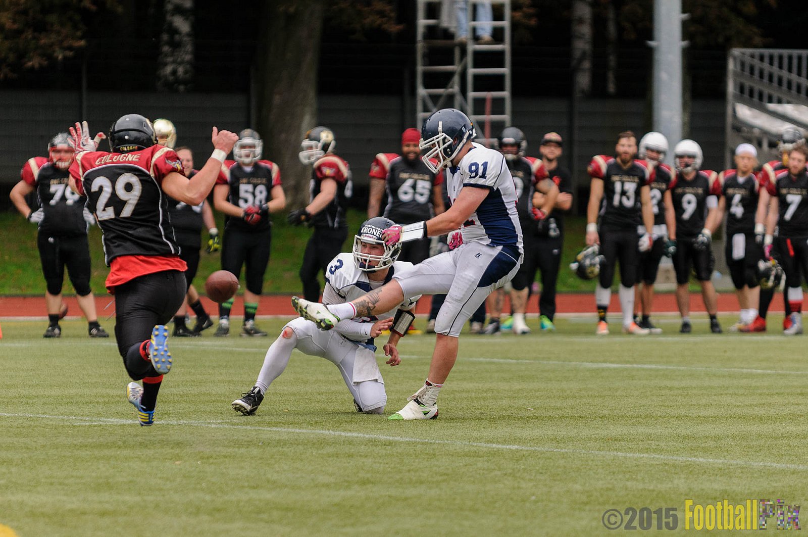 Cologne Falcons vs. Dortmund Giants - 20.09.2015 OL NRW: Cologne Falcons vs. Dortmund Giants (38:16)