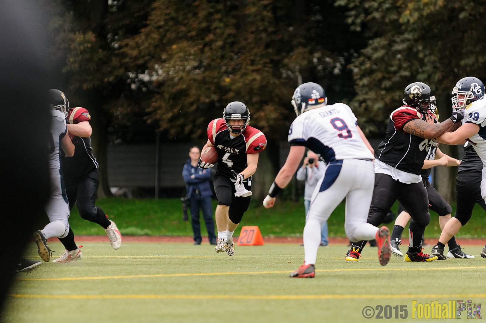 Cologne Falcons vs. Dortmund Giants - 20.09.2015 OL NRW: Cologne Falcons vs. Dortmund Giants (38:16)