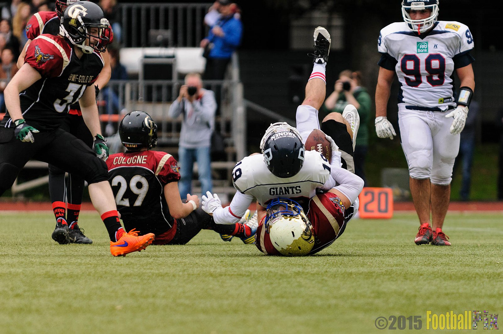 Cologne Falcons vs. Dortmund Giants - 20.09.2015 OL NRW: Cologne Falcons vs. Dortmund Giants (38:16)