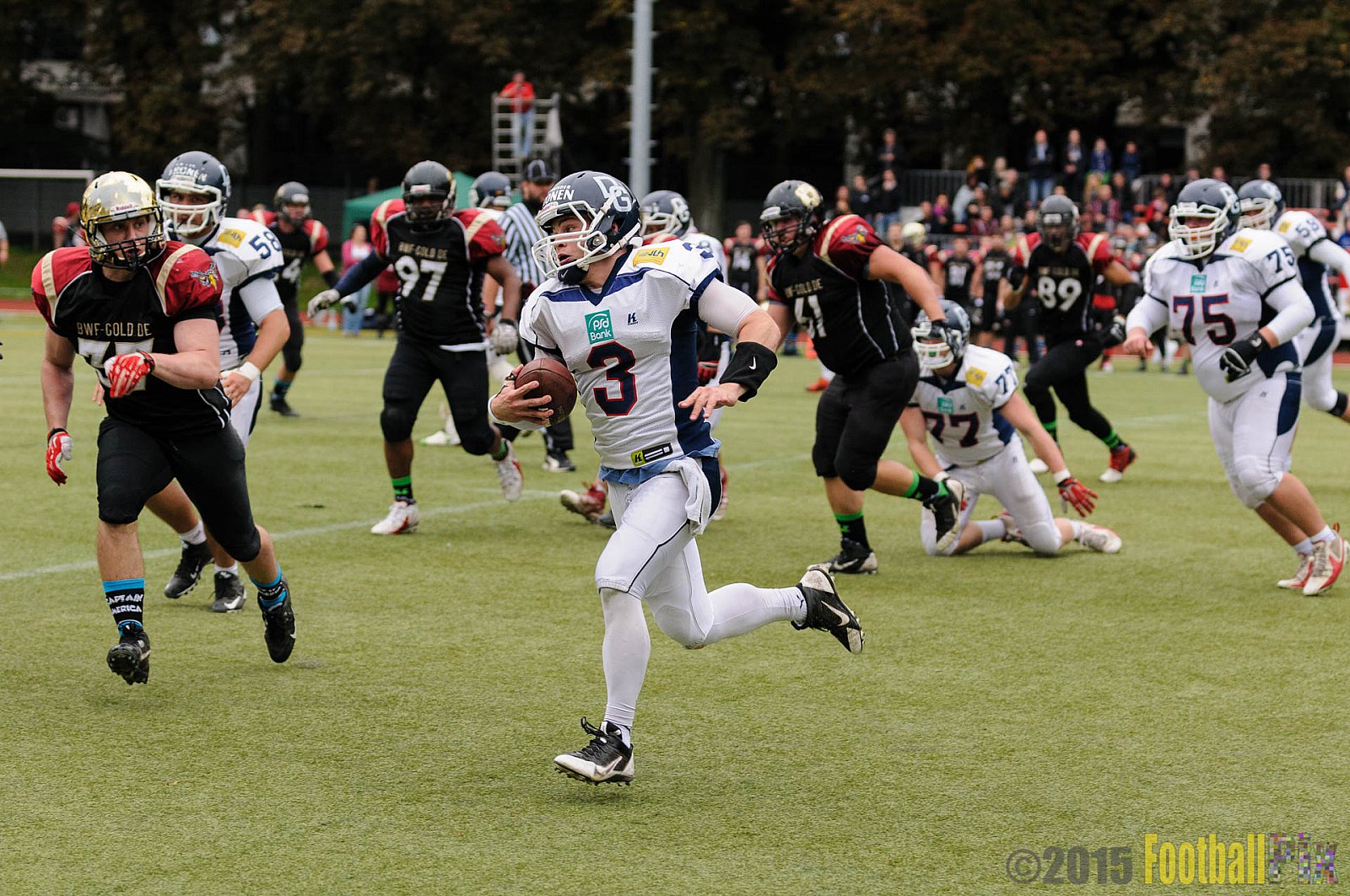 Cologne Falcons vs. Dortmund Giants - 20.09.2015 OL NRW: Cologne Falcons vs. Dortmund Giants (38:16)
