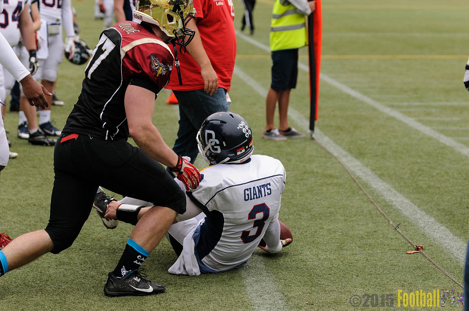 Cologne Falcons vs. Dortmund Giants - 20.09.2015 OL NRW: Cologne Falcons vs. Dortmund Giants (38:16)