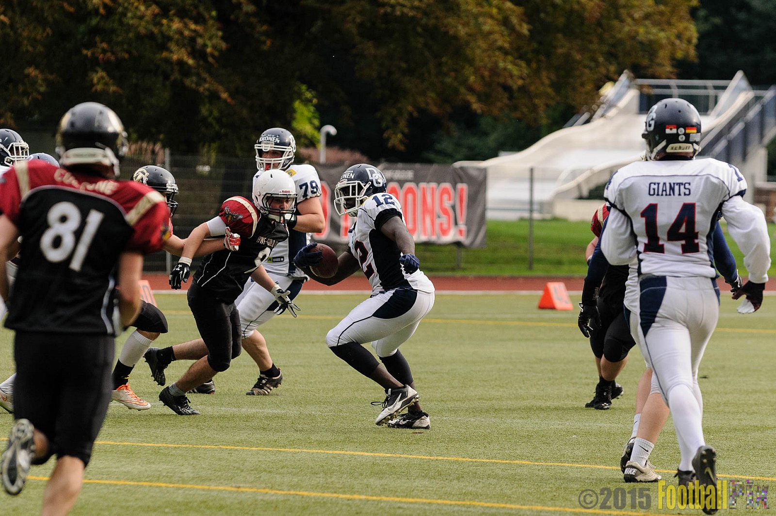 Cologne Falcons vs. Dortmund Giants - 20.09.2015 OL NRW: Cologne Falcons vs. Dortmund Giants (38:16)