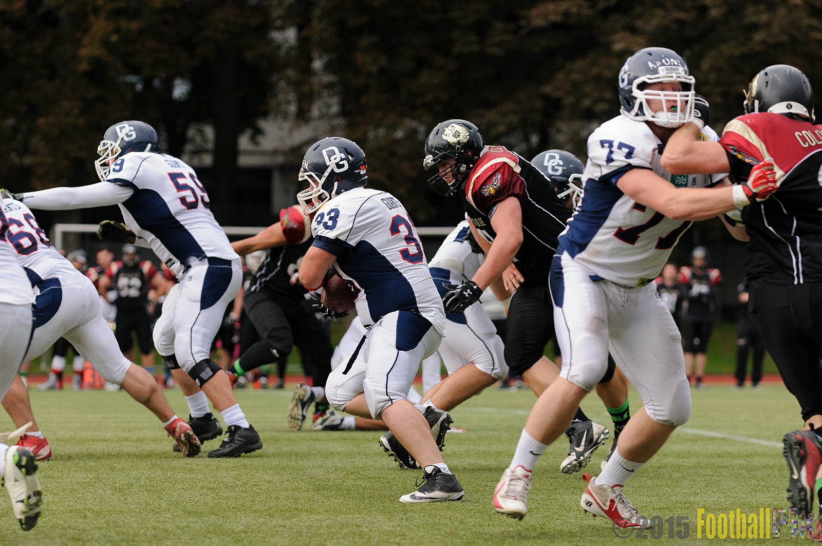 Cologne Falcons vs. Dortmund Giants - 20.09.2015 OL NRW: Cologne Falcons vs. Dortmund Giants (38:16)