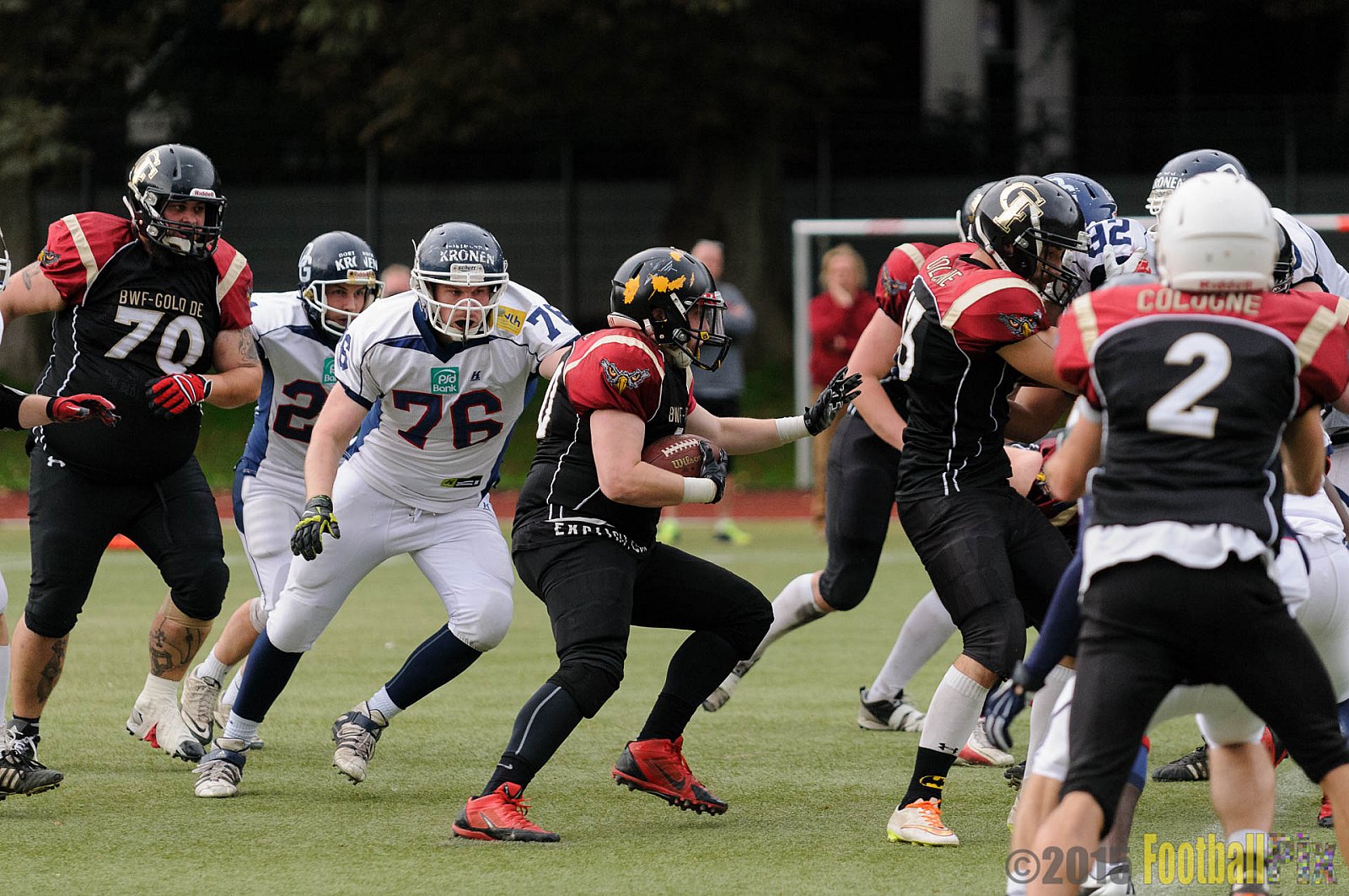 Cologne Falcons vs. Dortmund Giants - 20.09.2015 OL NRW: Cologne Falcons vs. Dortmund Giants (38:16)