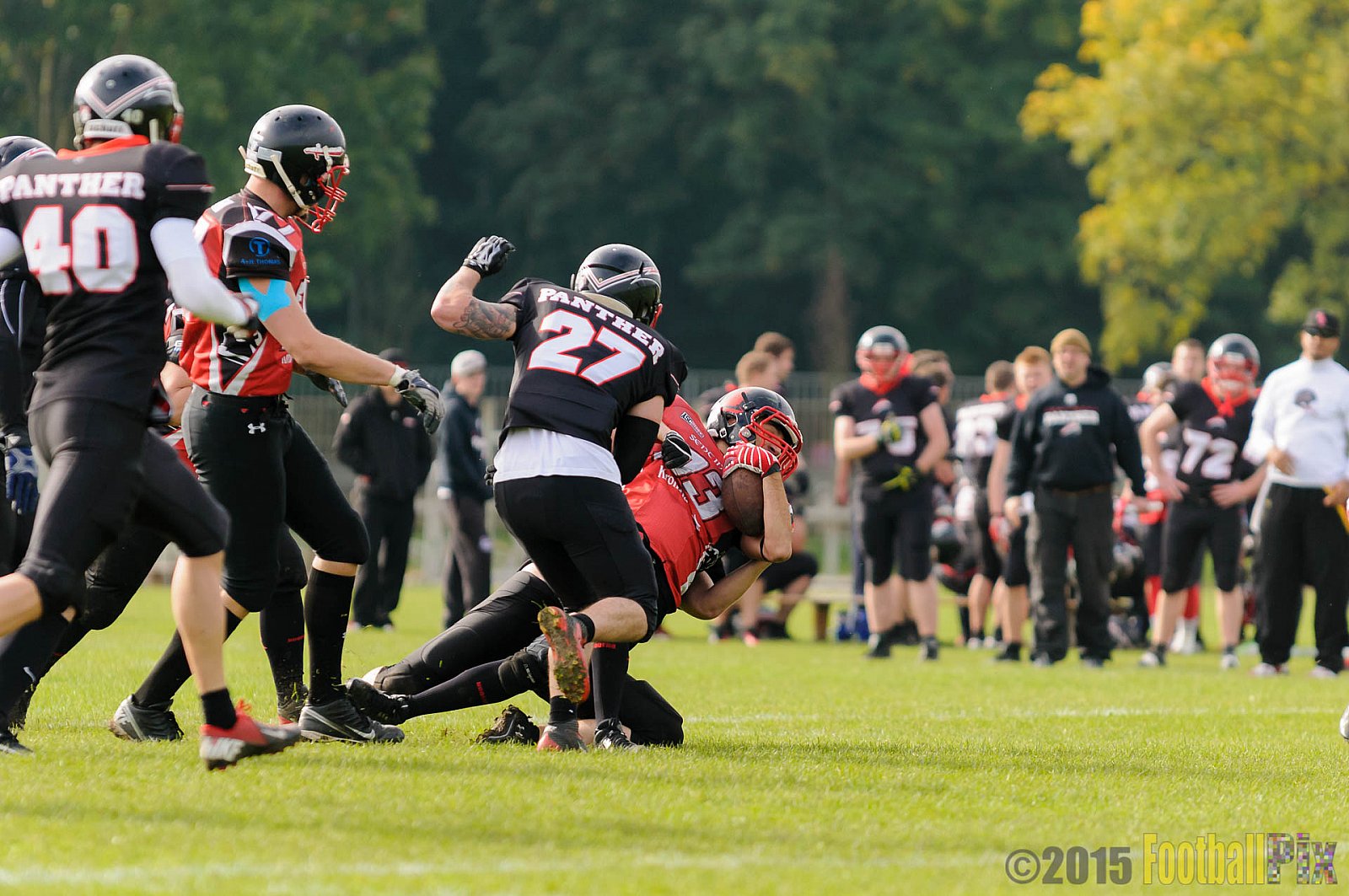 Düsseldorf Panther Prospects vs. Siegen Sentinels - 03.10.2015 VL NRW: Düsseldorf Panther Prospects vs. Siegen Sentinels (14:32)