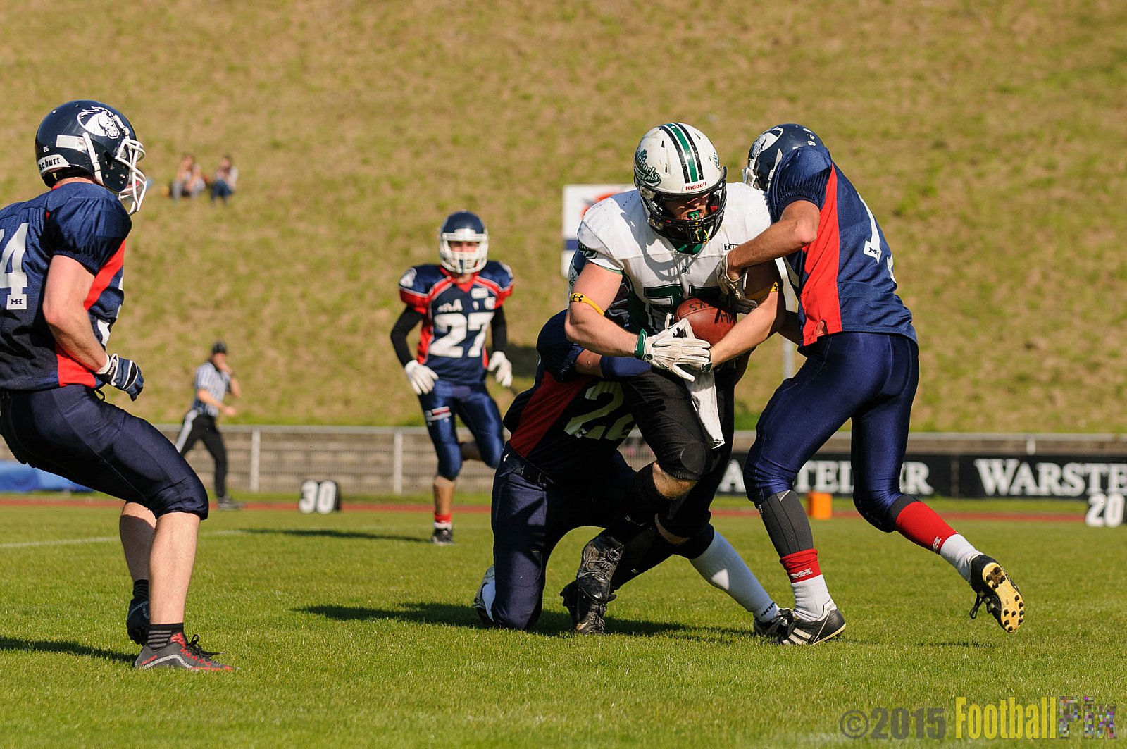 Recklinghausen Chargers vs. Mülheim Shamrocks - 03.10.2015 LL Ost NRW: Recklinghausen Chargers vs. Mülheim Shamrocks (7:21)