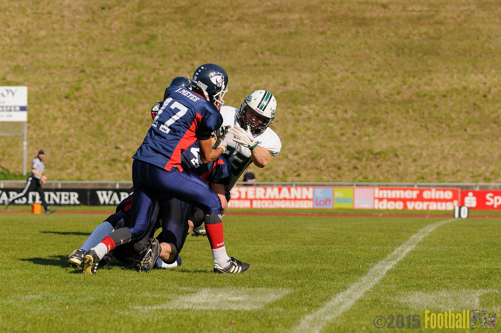 Recklinghausen Chargers vs. Mülheim Shamrocks - 03.10.2015 LL Ost NRW: Recklinghausen Chargers vs. Mülheim Shamrocks (7:21)