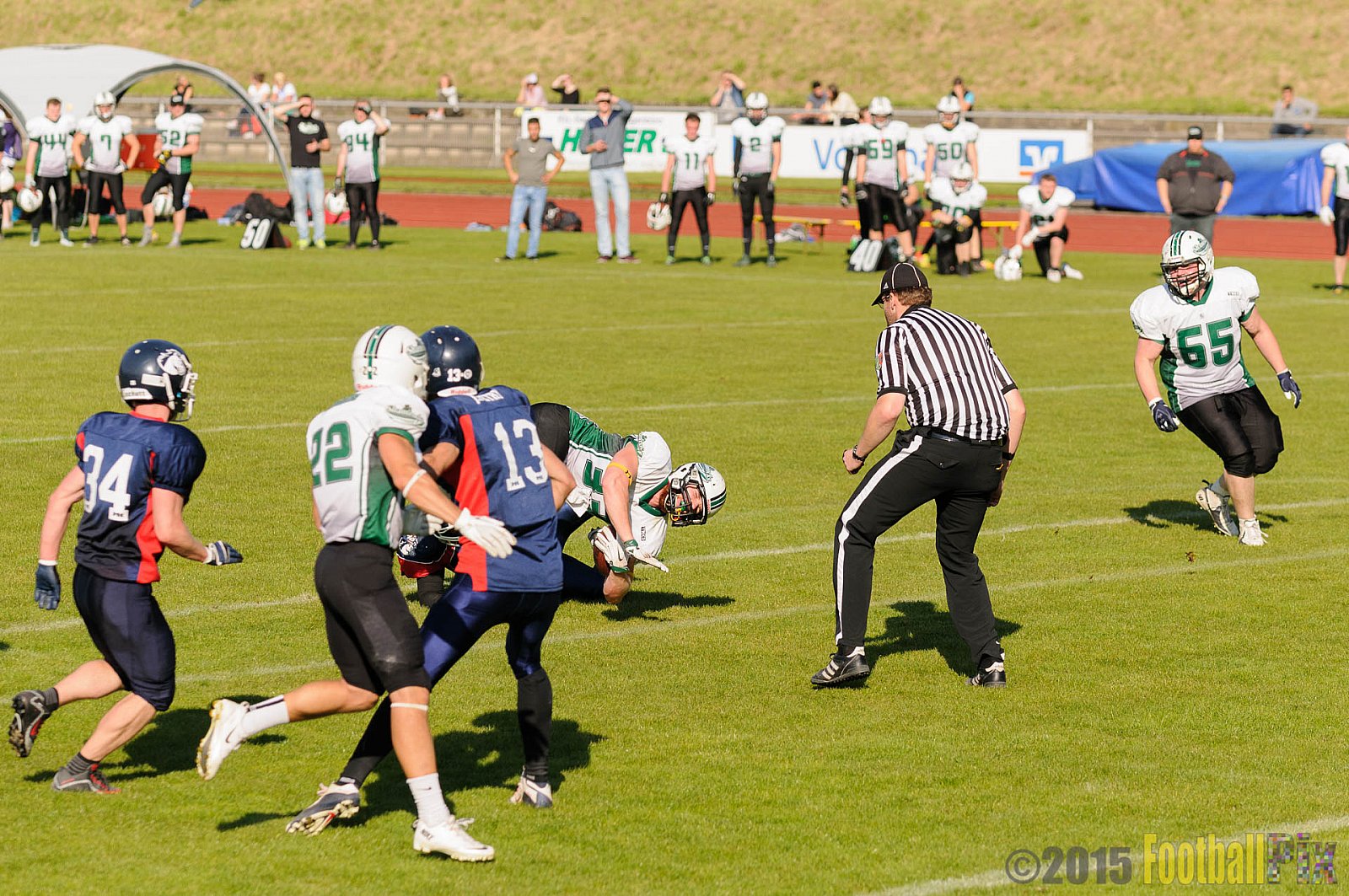 Recklinghausen Chargers vs. Mülheim Shamrocks - 03.10.2015 LL Ost NRW: Recklinghausen Chargers vs. Mülheim Shamrocks (7:21)