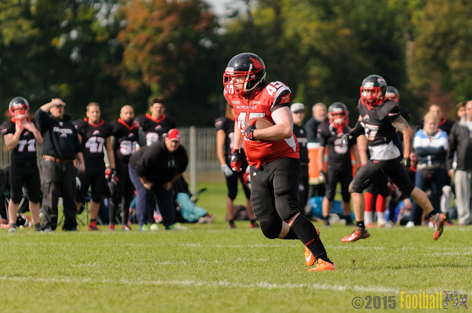 Düsseldorf Panther Prospects vs. Siegen Sentinels - 03.10.2015 VL NRW: Düsseldorf Panther Prospects vs. Siegen Sentinels (14:32)