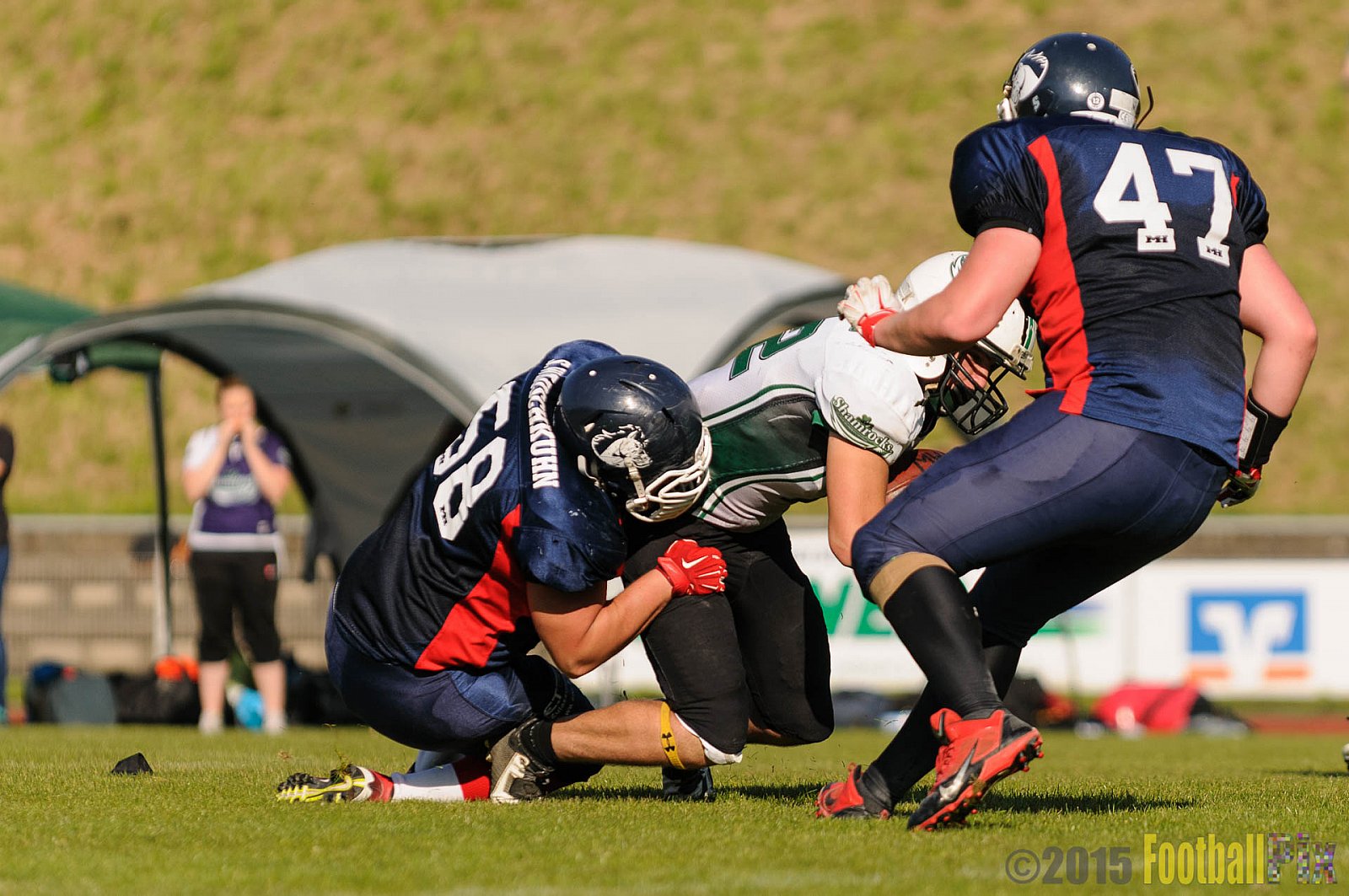 Recklinghausen Chargers vs. Mülheim Shamrocks - 03.10.2015 LL Ost NRW: Recklinghausen Chargers vs. Mülheim Shamrocks (7:21)
