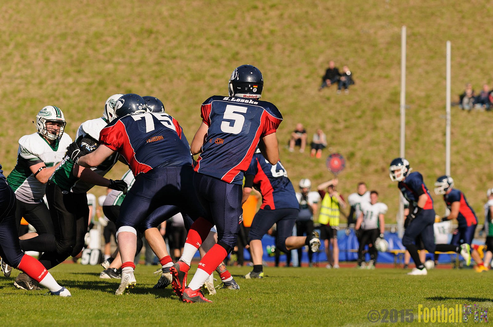 Recklinghausen Chargers vs. Mülheim Shamrocks - 03.10.2015 LL Ost NRW: Recklinghausen Chargers vs. Mülheim Shamrocks (7:21)