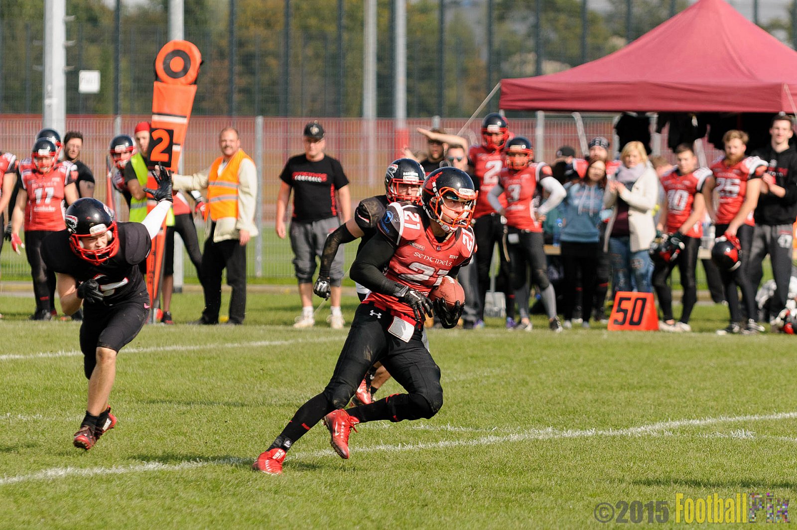Düsseldorf Panther Prospects vs. Siegen Sentinels - 03.10.2015 VL NRW: Düsseldorf Panther Prospects vs. Siegen Sentinels (14:32)