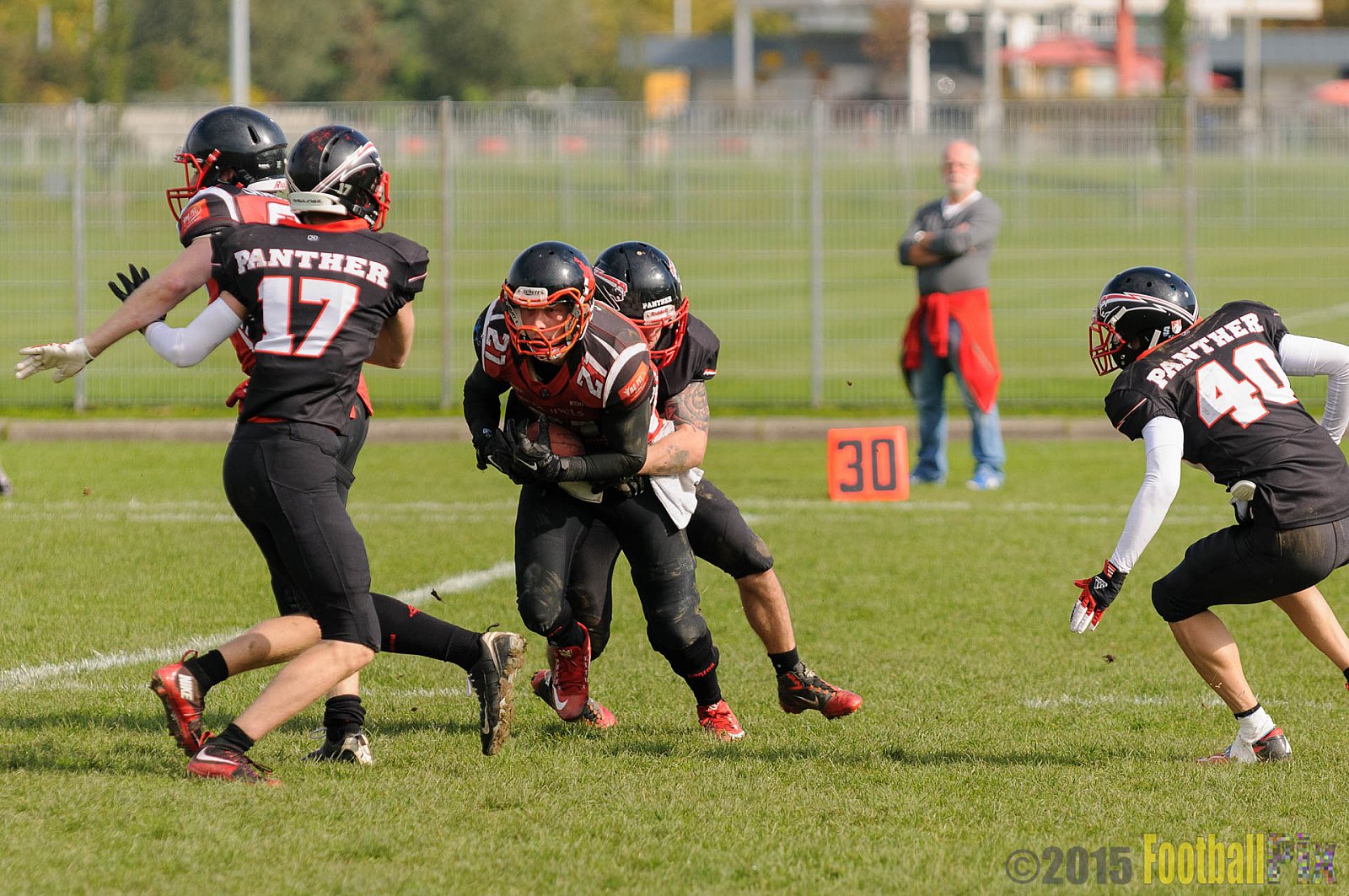 Düsseldorf Panther Prospects vs. Siegen Sentinels - 03.10.2015 VL NRW: Düsseldorf Panther Prospects vs. Siegen Sentinels (14:32)