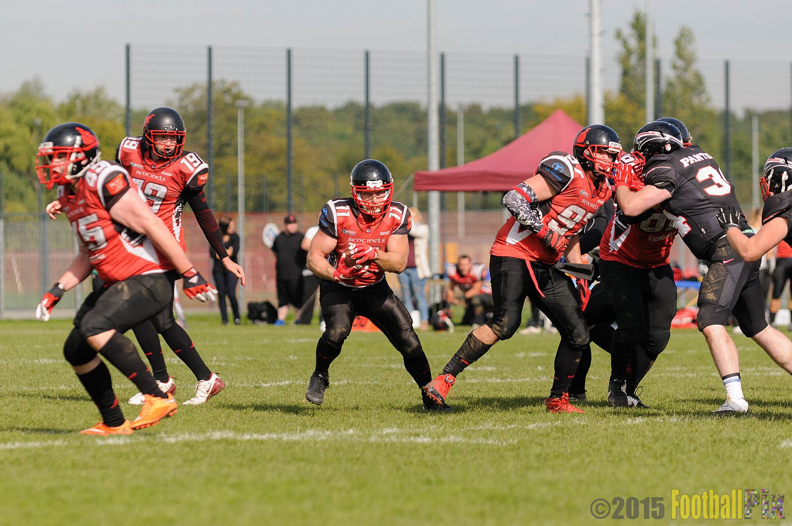 Düsseldorf Panther Prospects vs. Siegen Sentinels - 03.10.2015 VL NRW: Düsseldorf Panther Prospects vs. Siegen Sentinels (14:32)