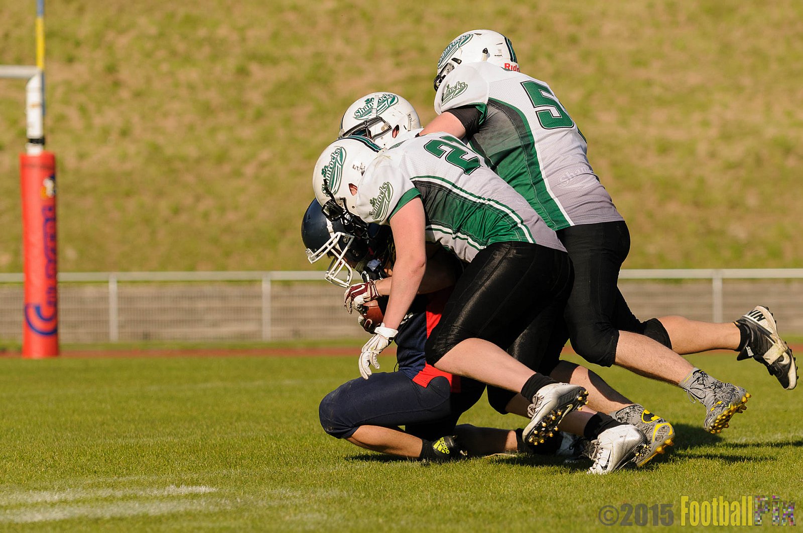 Recklinghausen Chargers vs. Mülheim Shamrocks - 03.10.2015 LL Ost NRW: Recklinghausen Chargers vs. Mülheim Shamrocks (7:21)