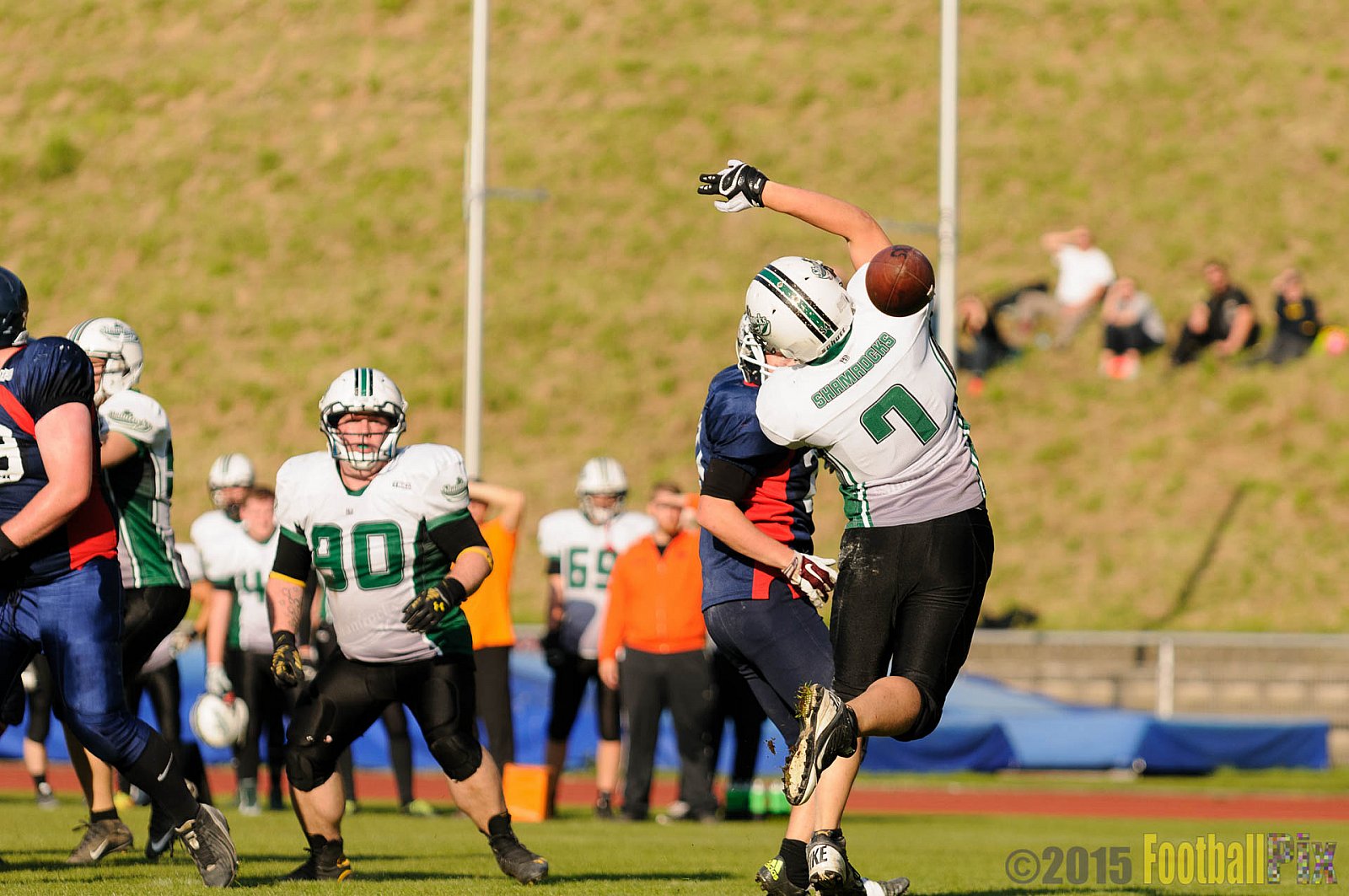 Recklinghausen Chargers vs. Mülheim Shamrocks - 03.10.2015 LL Ost NRW: Recklinghausen Chargers vs. Mülheim Shamrocks (7:21)