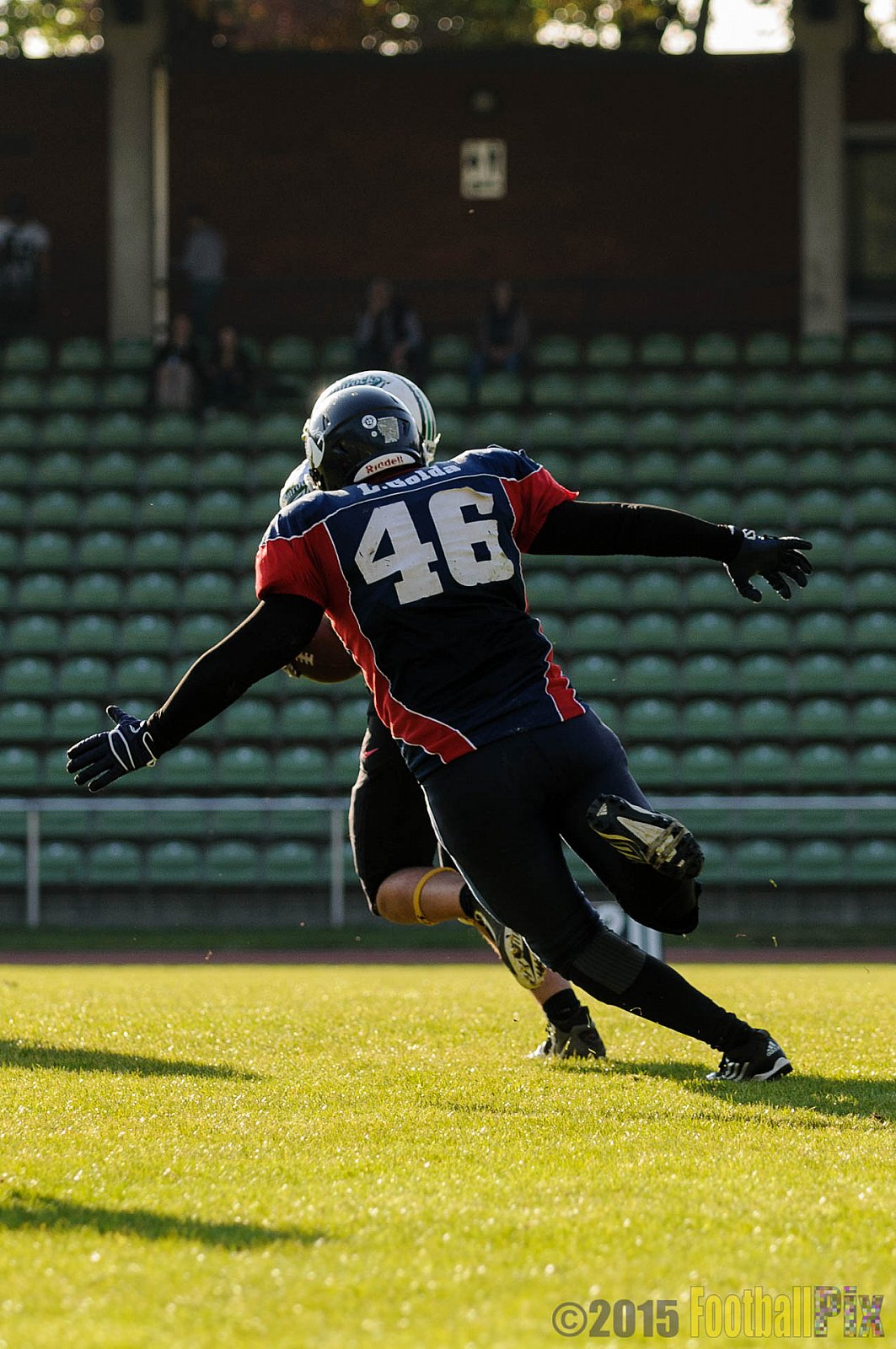 Recklinghausen Chargers vs. Mülheim Shamrocks - 03.10.2015 LL Ost NRW: Recklinghausen Chargers vs. Mülheim Shamrocks (7:21)