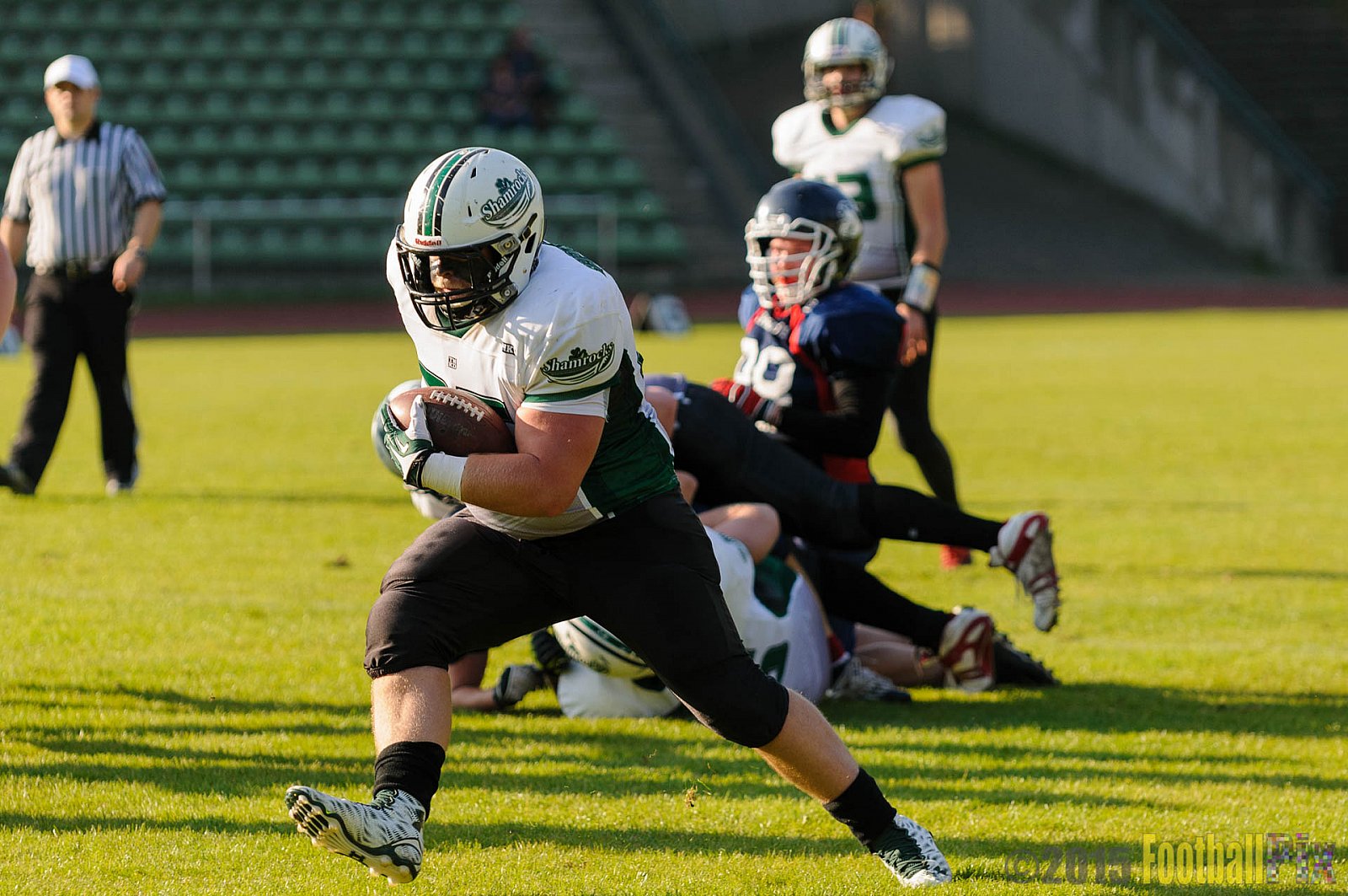 Recklinghausen Chargers vs. Mülheim Shamrocks - 03.10.2015 LL Ost NRW: Recklinghausen Chargers vs. Mülheim Shamrocks (7:21)