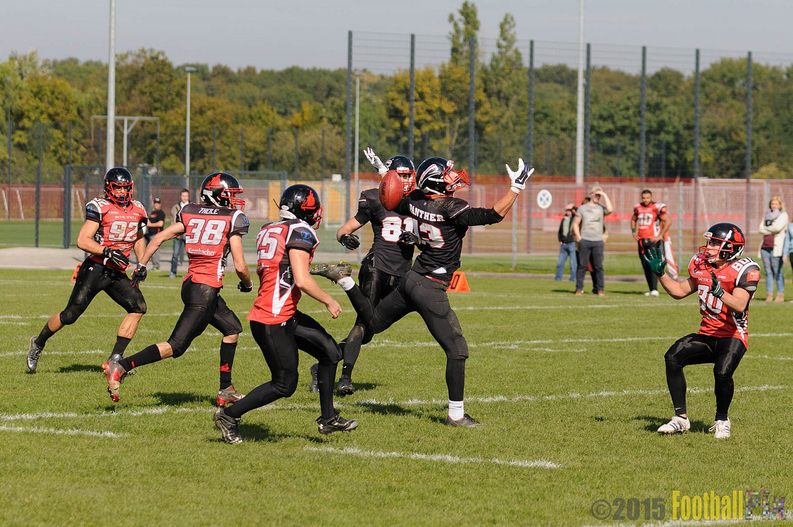 Düsseldorf Panther Prospects vs. Siegen Sentinels - 03.10.2015 VL NRW: Düsseldorf Panther Prospects vs. Siegen Sentinels (14:32)
