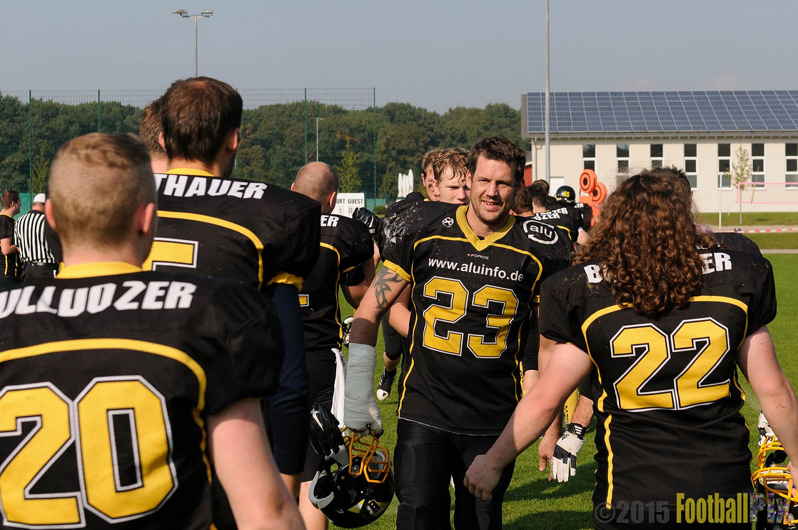 Bocholt Rhinos vs. Düsseldorf Bulldozer - 04.10.2015 LL Mitte NRW: Bocholt Rhinos vs. Düsseldorf Bulldozer (14:2)