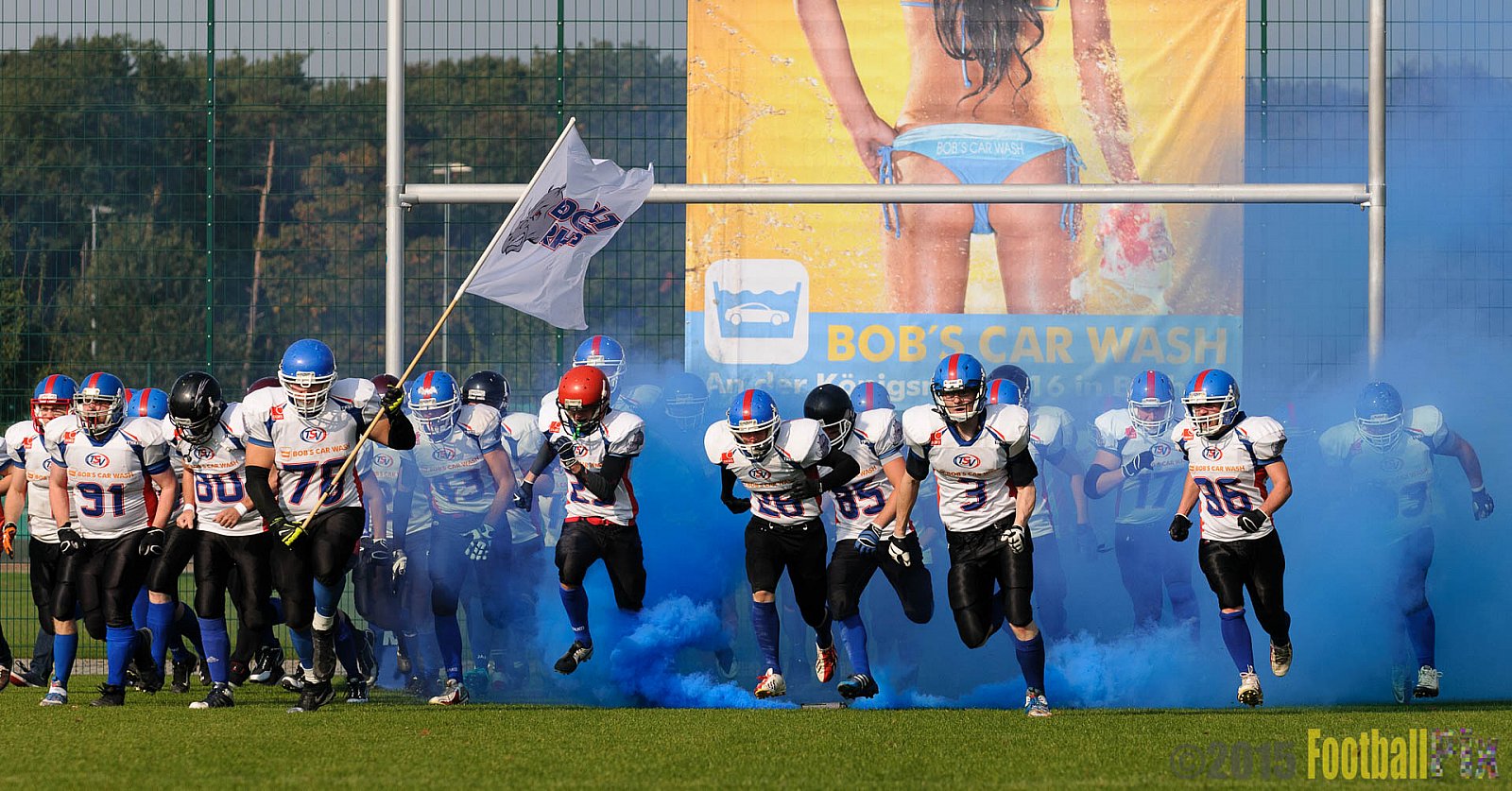 Bocholt Rhinos vs. Düsseldorf Bulldozer - 04.10.2015 LL Mitte NRW: Bocholt Rhinos vs. Düsseldorf Bulldozer (14:2)