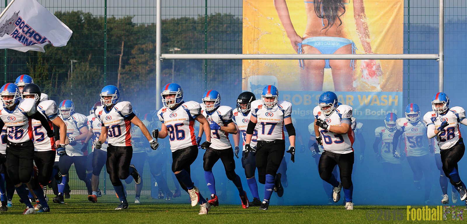 Bocholt Rhinos vs. Düsseldorf Bulldozer - 04.10.2015 LL Mitte NRW: Bocholt Rhinos vs. Düsseldorf Bulldozer (14:2)