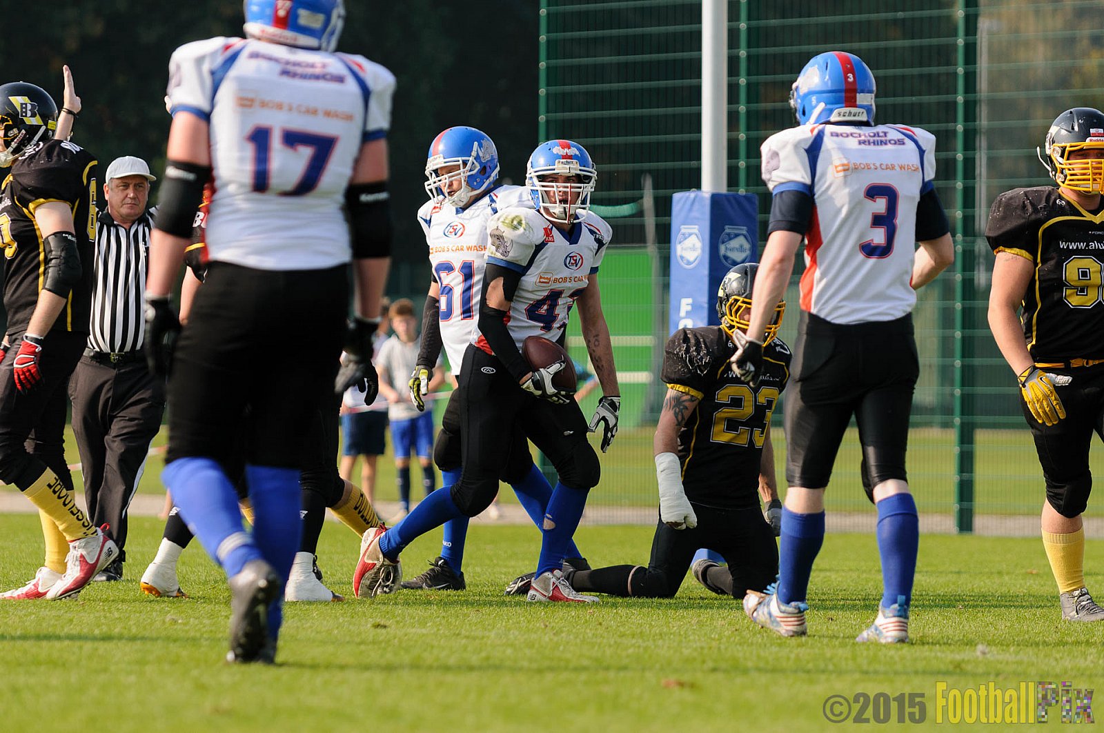 Bocholt Rhinos vs. Düsseldorf Bulldozer - 04.10.2015 LL Mitte NRW: Bocholt Rhinos vs. Düsseldorf Bulldozer (14:2)