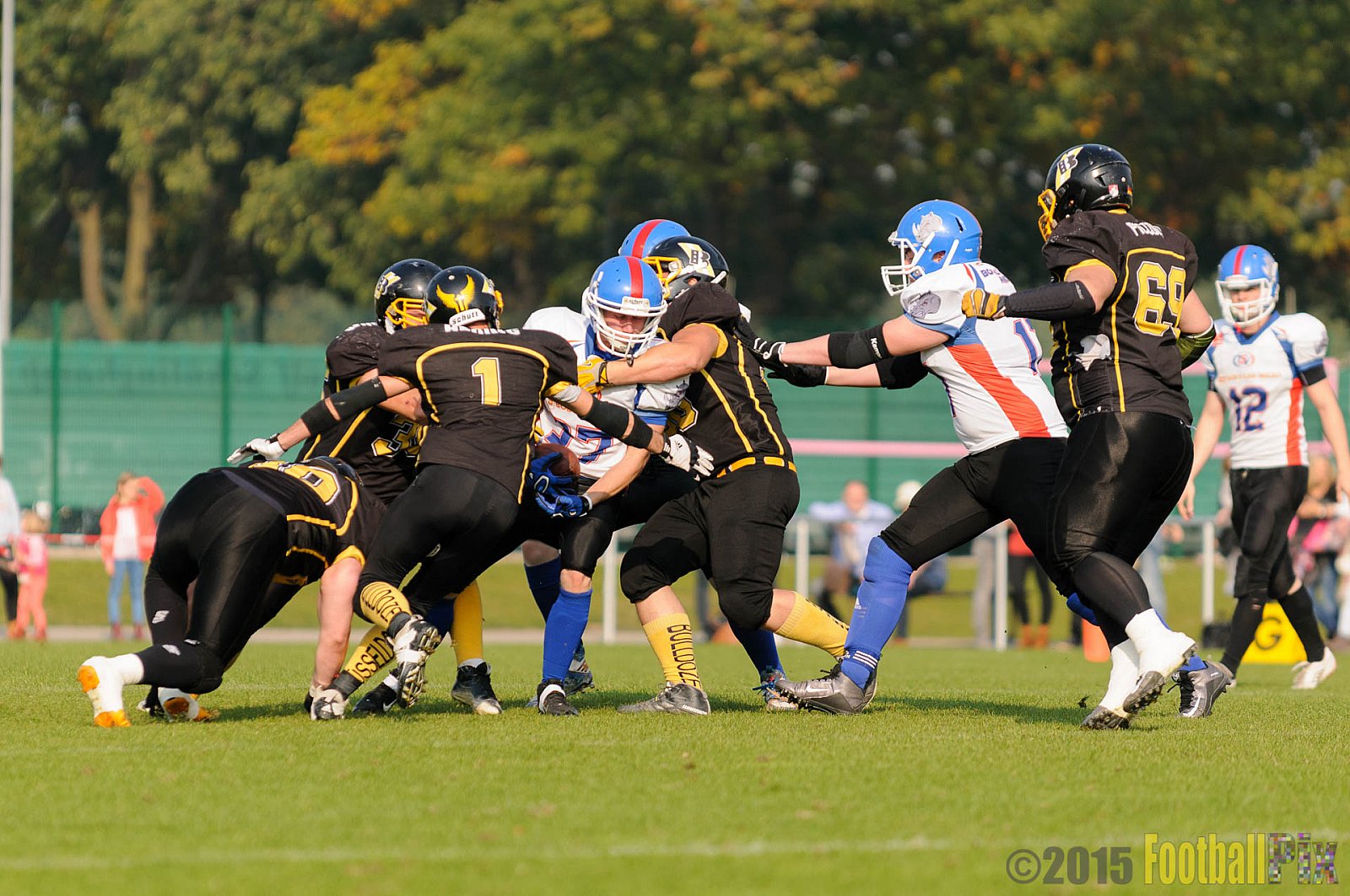 Bocholt Rhinos vs. Düsseldorf Bulldozer - 04.10.2015 LL Mitte NRW: Bocholt Rhinos vs. Düsseldorf Bulldozer (14:2)