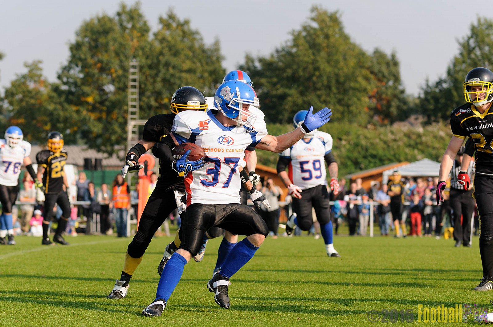 Bocholt Rhinos vs. Düsseldorf Bulldozer - 04.10.2015 LL Mitte NRW: Bocholt Rhinos vs. Düsseldorf Bulldozer (14:2)
