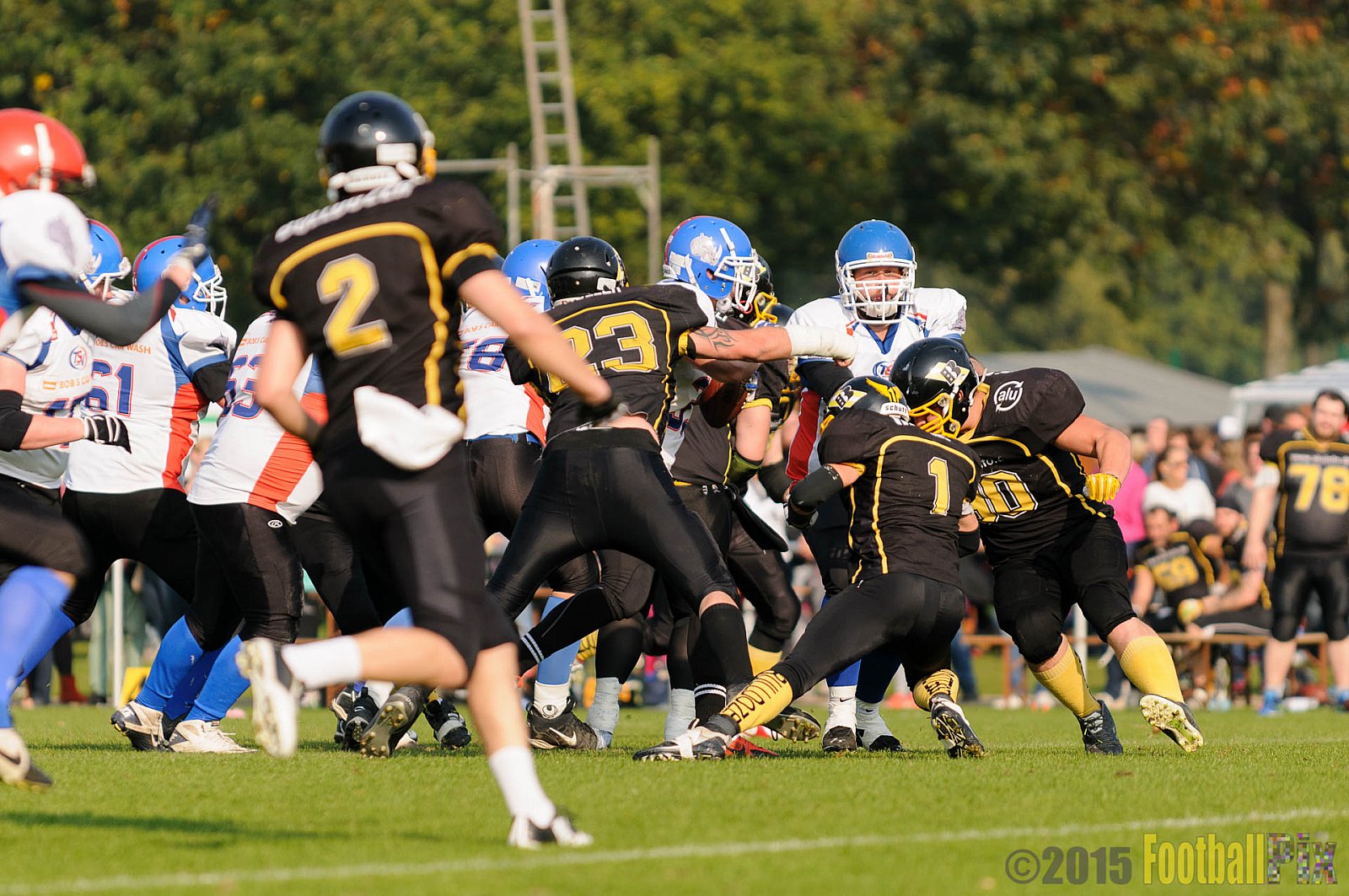 Bocholt Rhinos vs. Düsseldorf Bulldozer - 04.10.2015 LL Mitte NRW: Bocholt Rhinos vs. Düsseldorf Bulldozer (14:2)