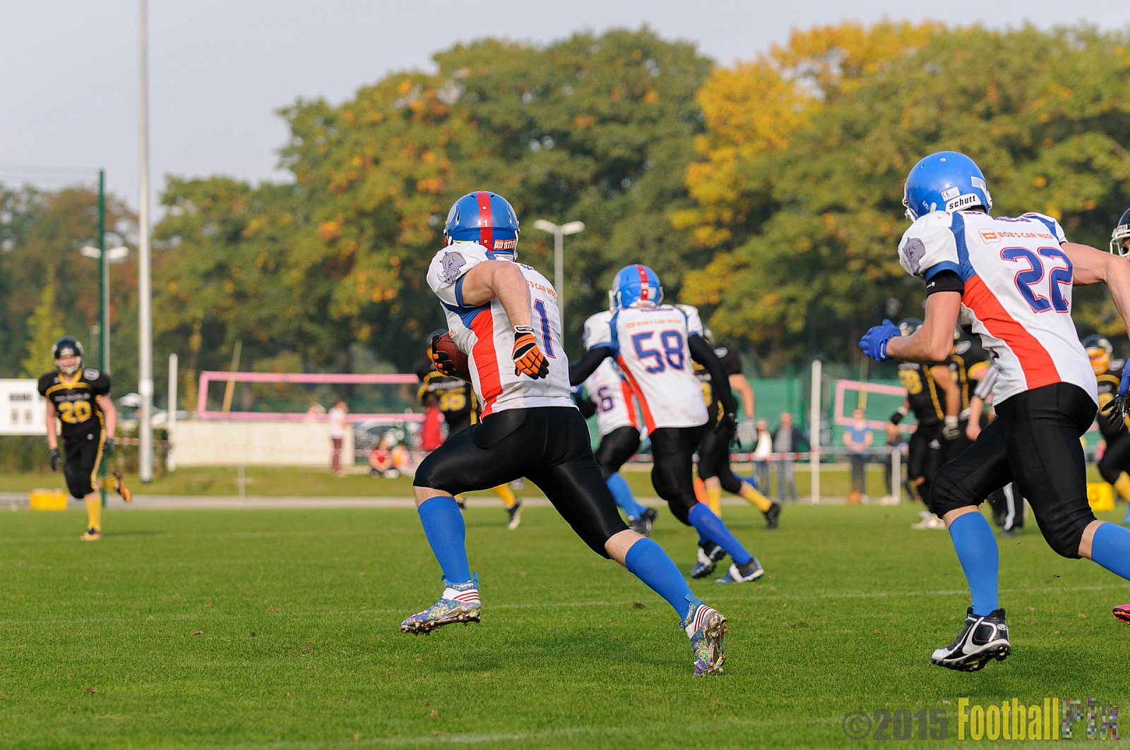 Bocholt Rhinos vs. Düsseldorf Bulldozer - 04.10.2015 LL Mitte NRW: Bocholt Rhinos vs. Düsseldorf Bulldozer (14:2)