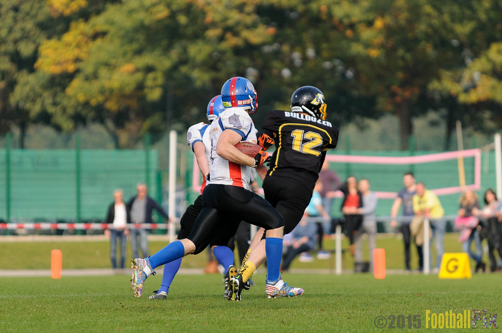 Bocholt Rhinos vs. Düsseldorf Bulldozer - 04.10.2015 LL Mitte NRW: Bocholt Rhinos vs. Düsseldorf Bulldozer (14:2)