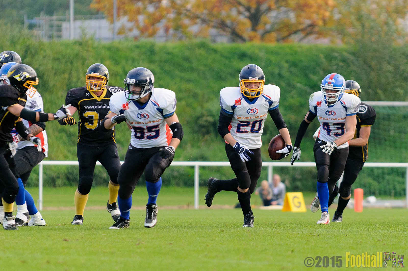 Bocholt Rhinos vs. Düsseldorf Bulldozer - 04.10.2015 LL Mitte NRW: Bocholt Rhinos vs. Düsseldorf Bulldozer (14:2)